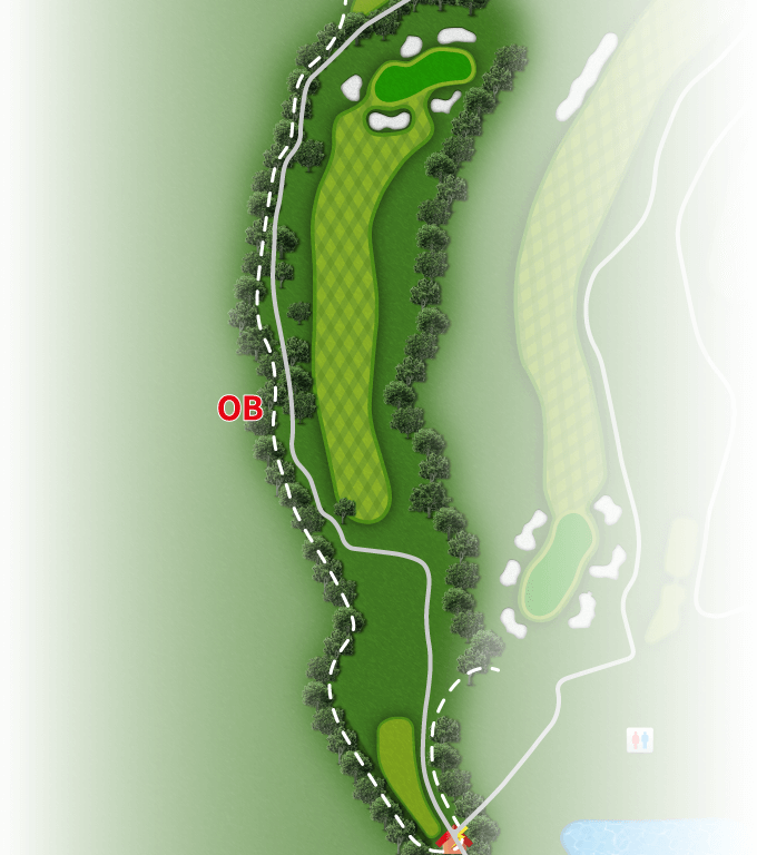 コースレイアウト Hole10