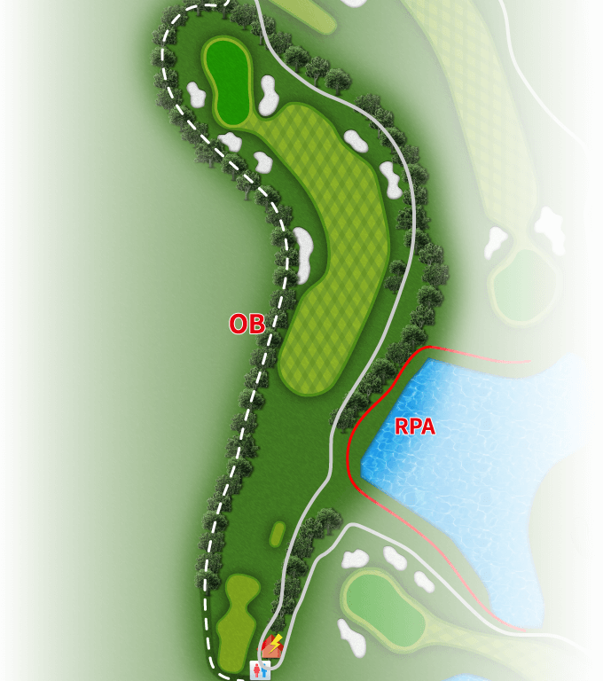 コースレイアウト Hole12