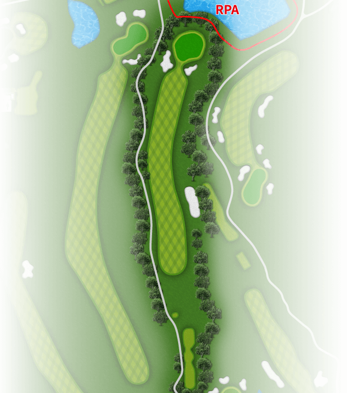 コースレイアウト Hole15