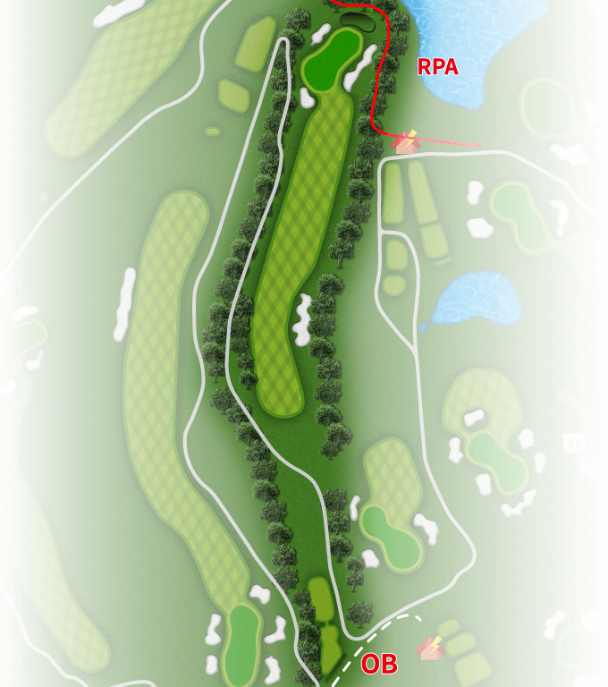 コースレイアウト Hole17