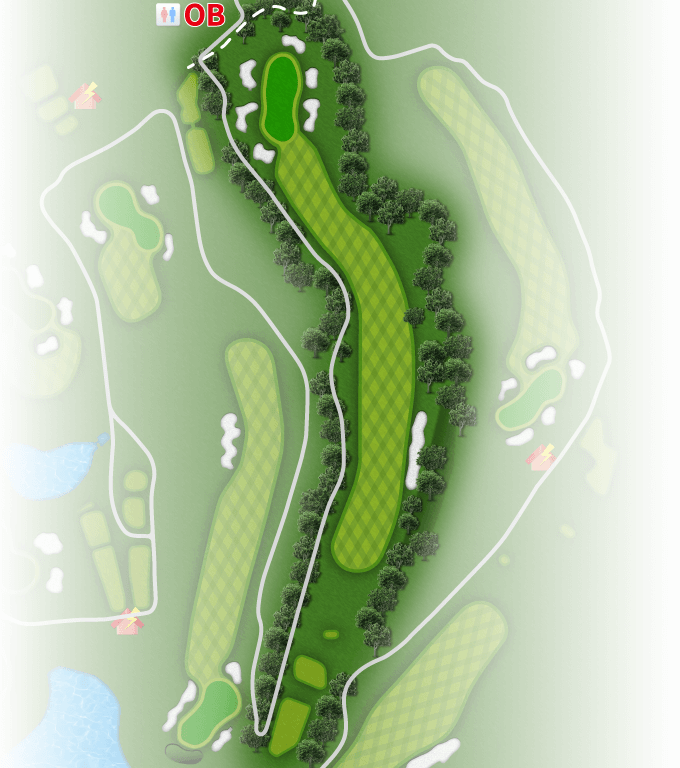 コースレイアウト Hole18