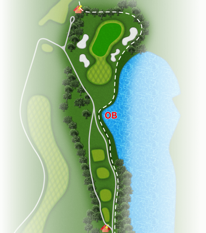 コースレイアウト Hole2