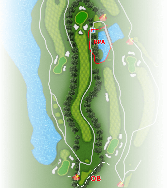 コースレイアウト Hole3