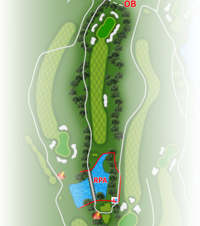 コースレイアウト Hole4