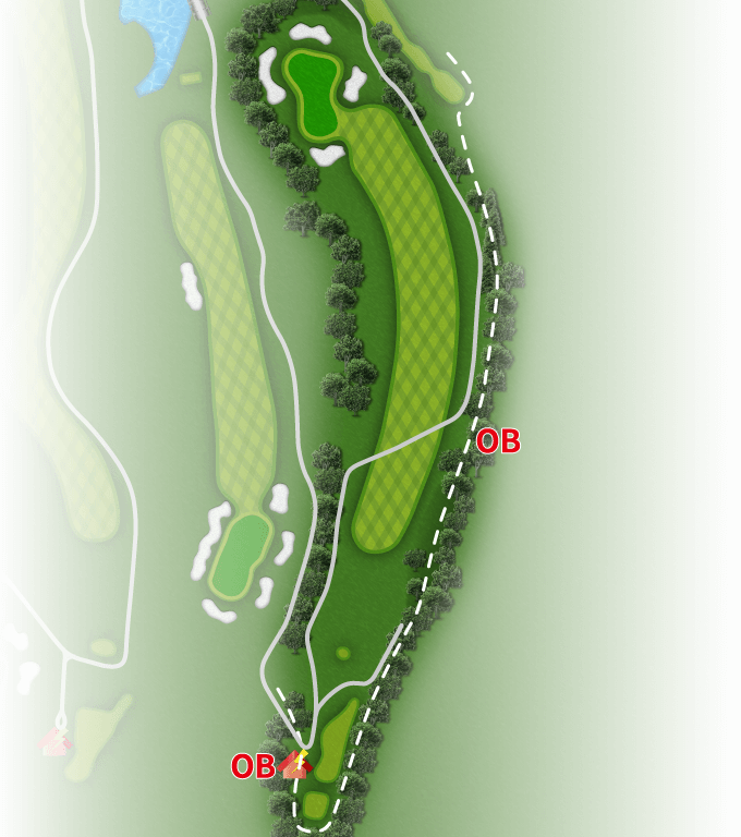 コースレイアウト Hole5