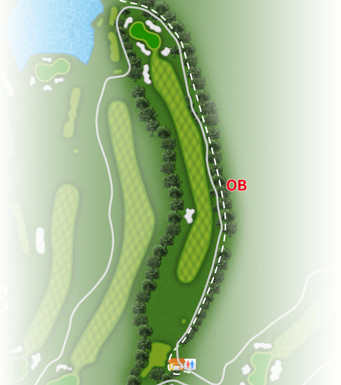 コースレイアウト Hole7