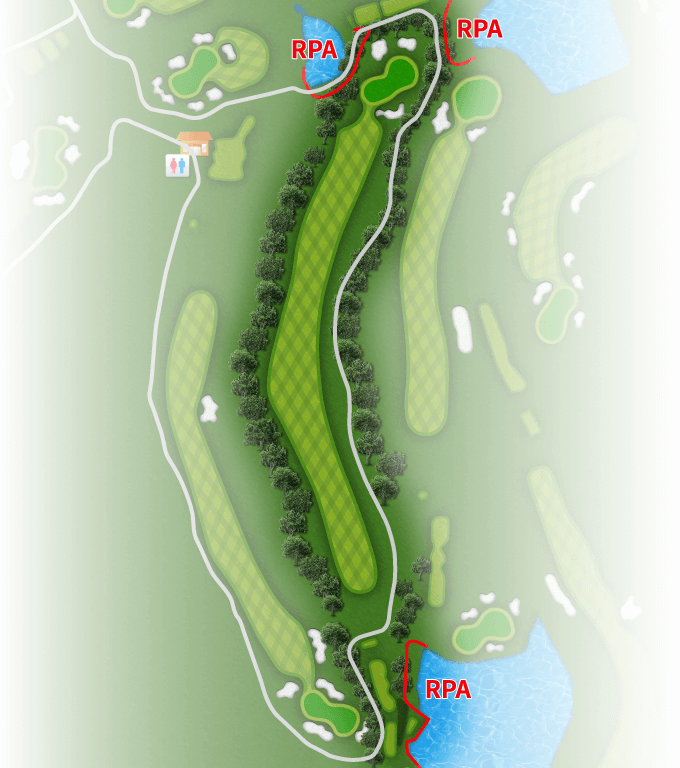 コースレイアウト Hole8
