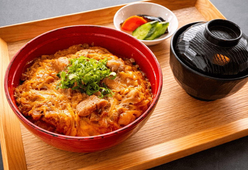 親子丼セット写真